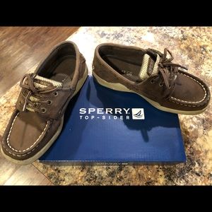 Boys toddler sperry boat shoes 12